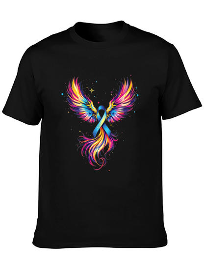 Ribbon Wings Graphic Tee - Awareness Shirt