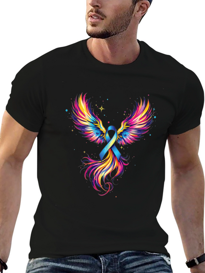 Ribbon Wings Graphic Tee - Awareness Shirt