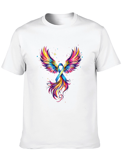 Ribbon Wings Graphic Tee - Awareness Shirt