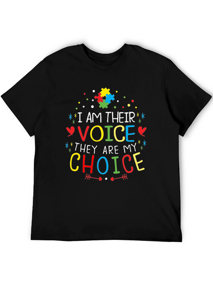 Autism Awareness T-Shirt - I am Their Voice