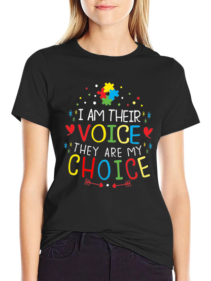 Autism Awareness T-Shirt - I am Their Voice