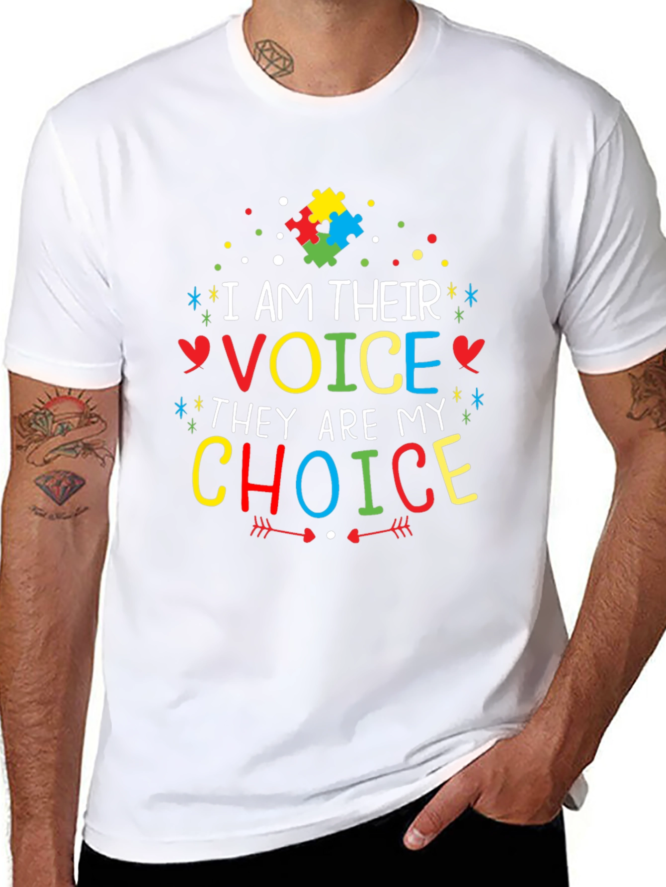 Autism Awareness T-Shirt - I am Their Voice