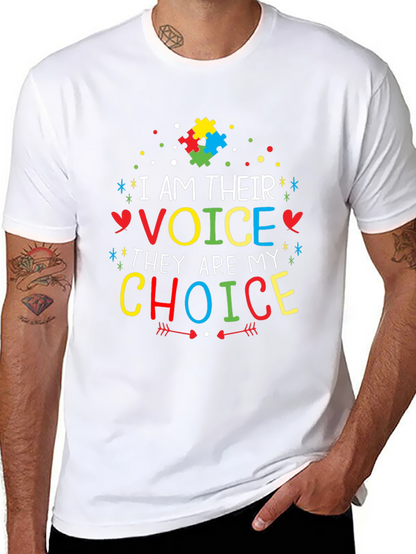 Autism Awareness T-Shirt - I am Their Voice