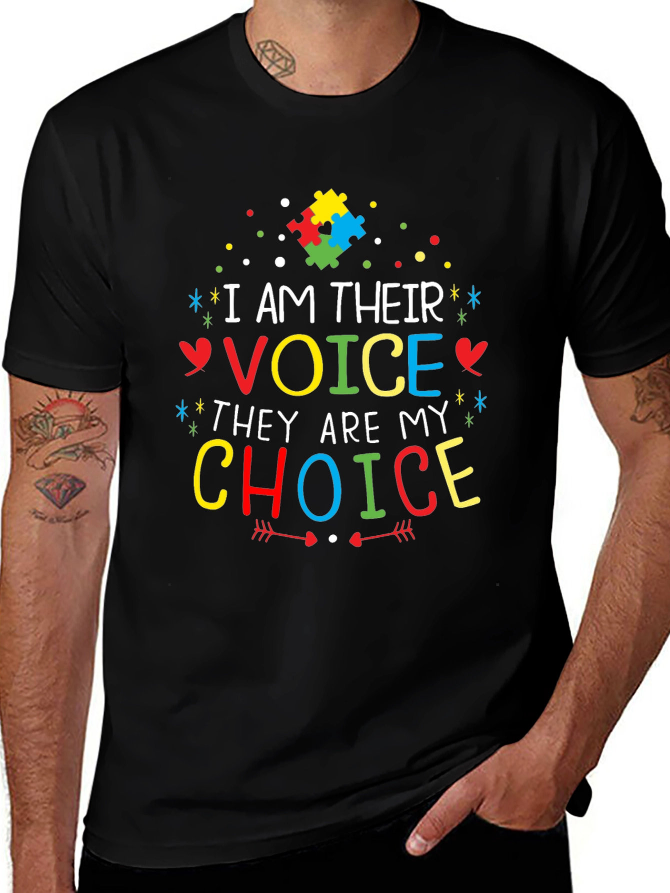 Autism Awareness T-Shirt - I am Their Voice