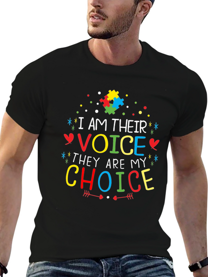 Autism Awareness T-Shirt - I am Their Voice