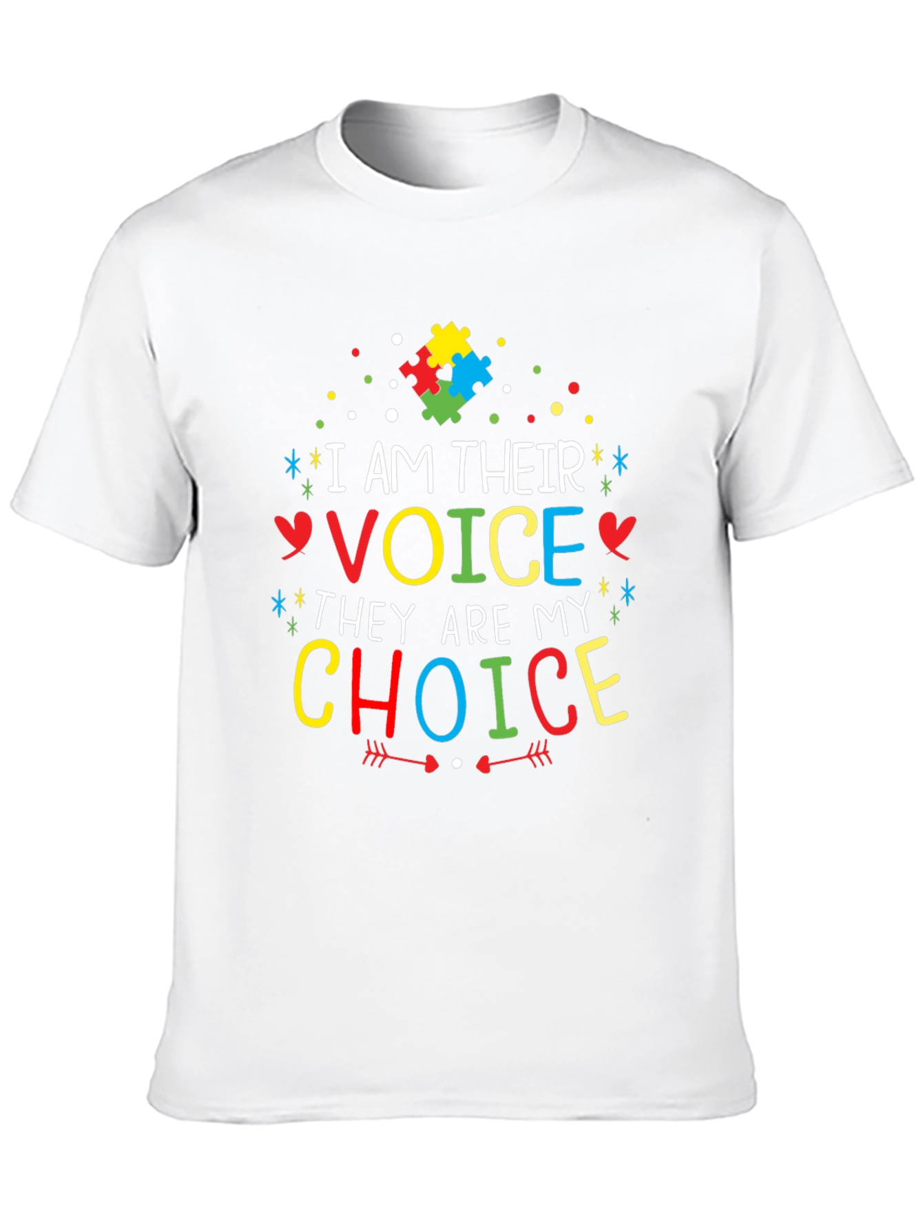 Autism Awareness T-Shirt - I am Their Voice