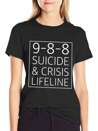 9-8-8 Suicide & Crisis Lifeline T-Shirt