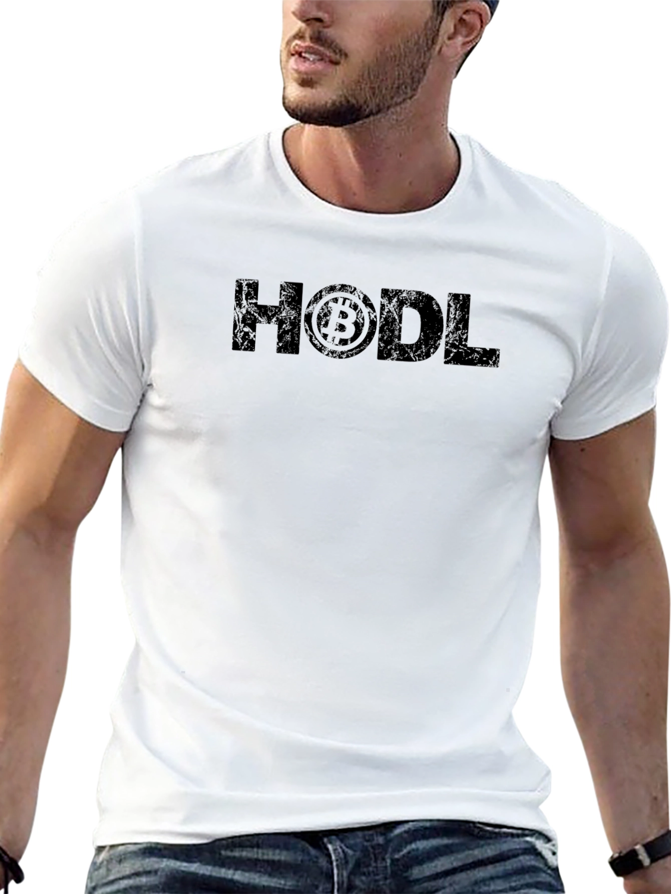 HODL Bitcoin Crypto T-Shirt - Black