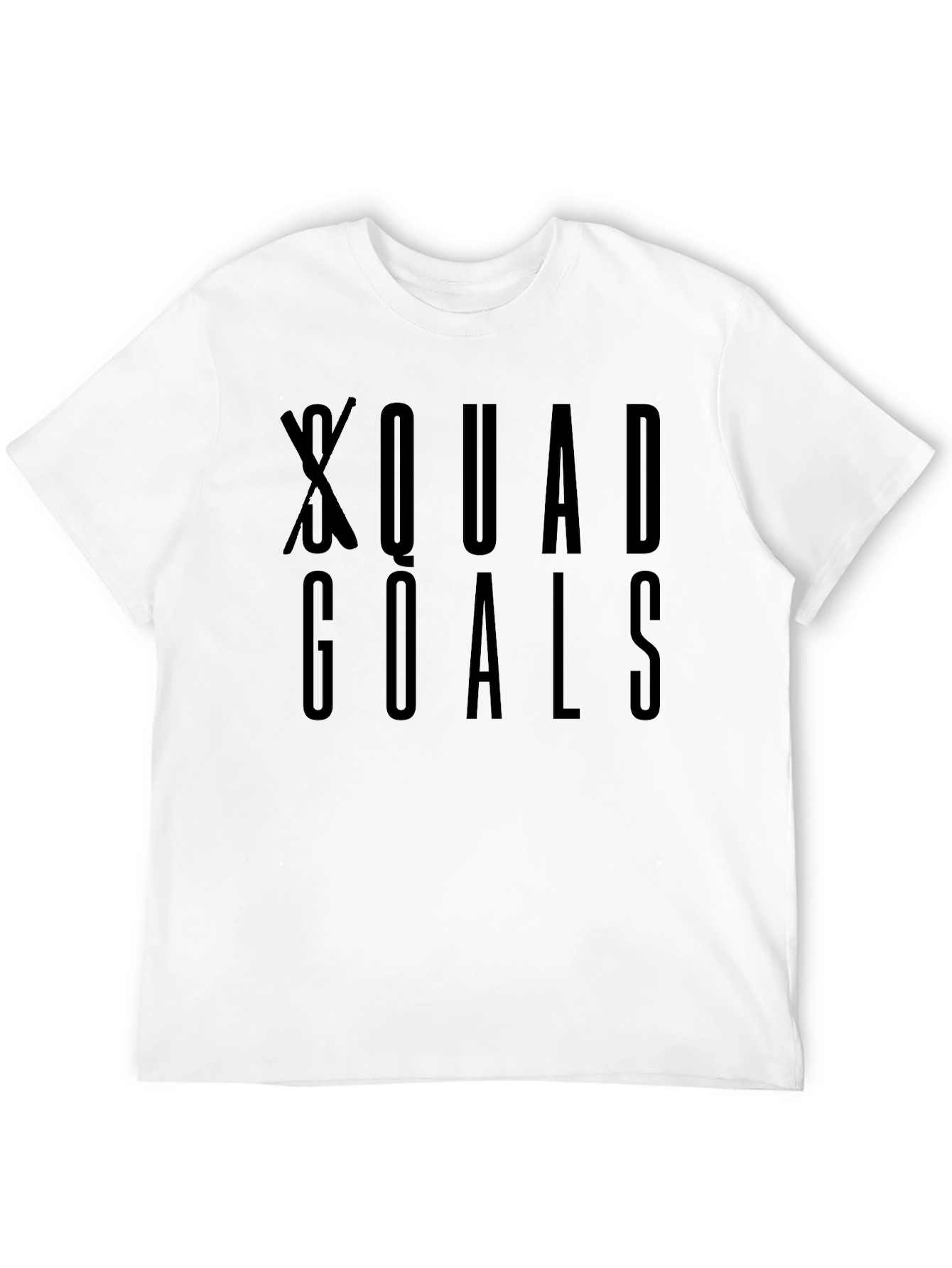Squad Goals Black Crewneck T-Shirt