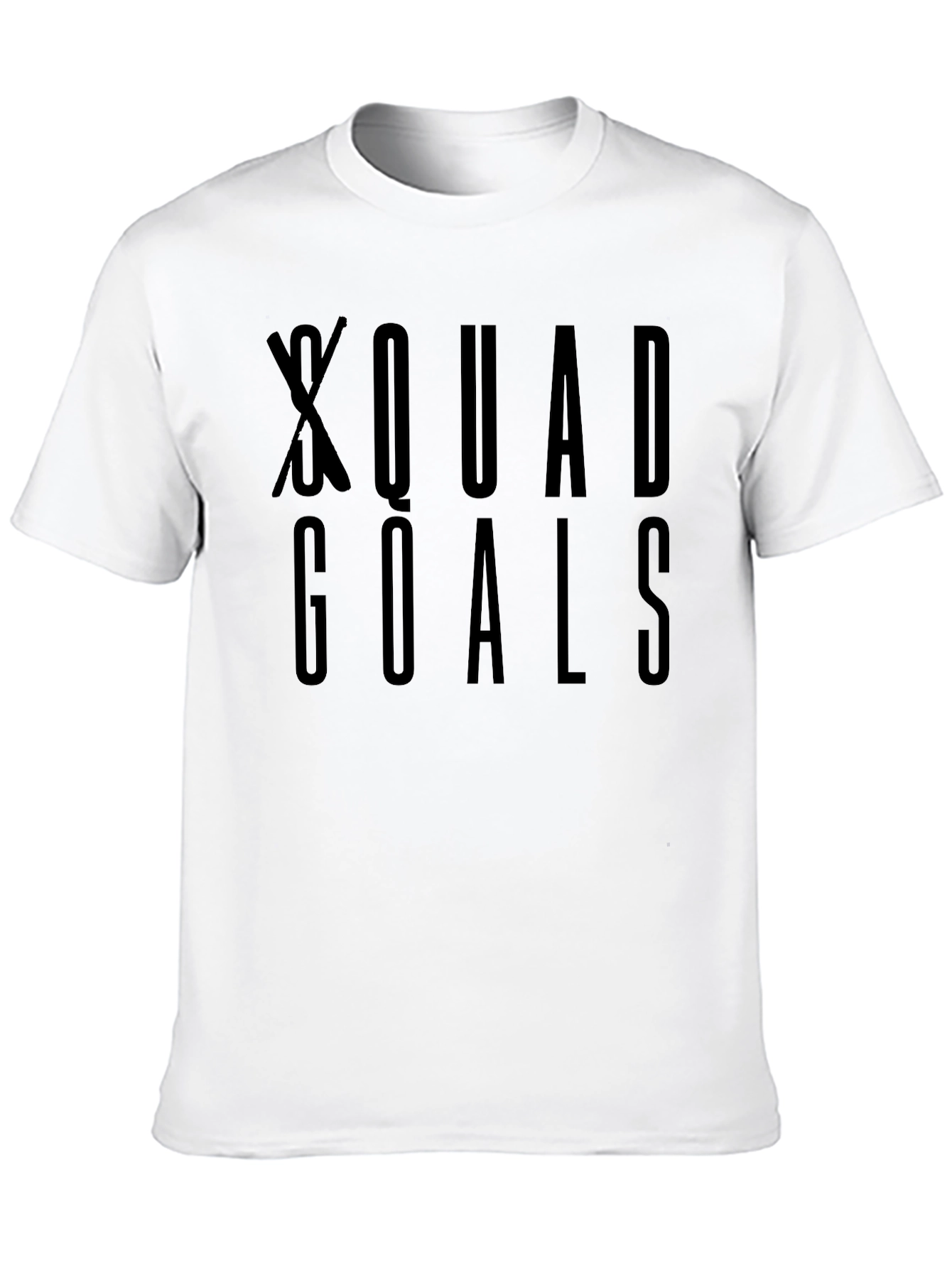 Squad Goals Black Crewneck T-Shirt