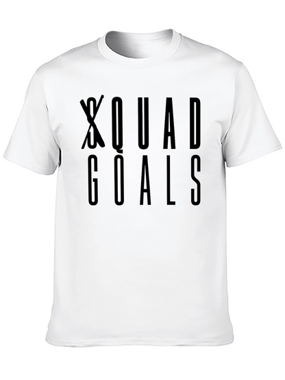 Squad Goals Black Crewneck T-Shirt