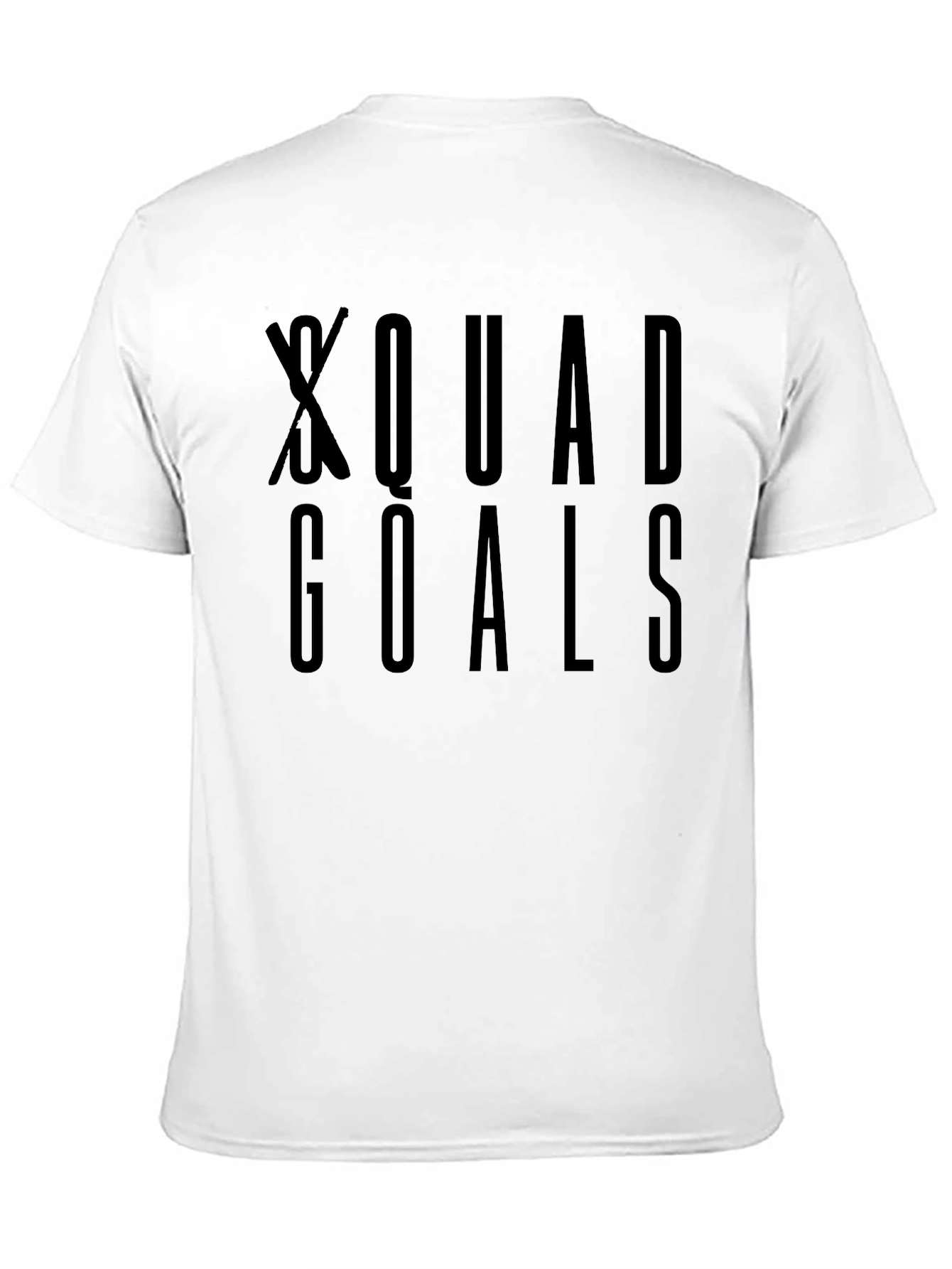 Squad Goals Black Crewneck T-Shirt