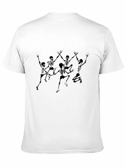 Skeleton Dance Black T-Shirt - Gothic Style