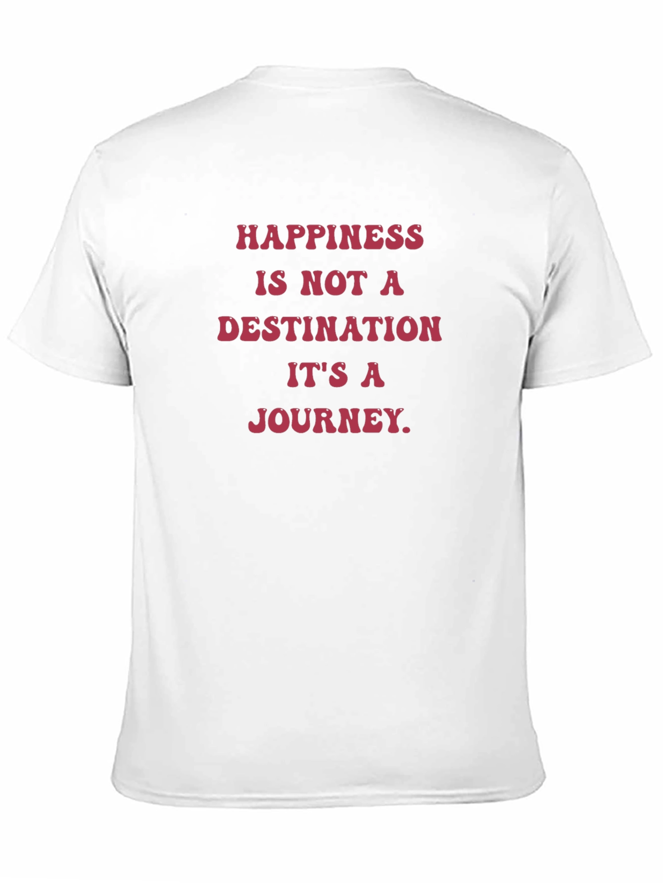 Happiness Journey Graphic Tee - Black T-Shirt