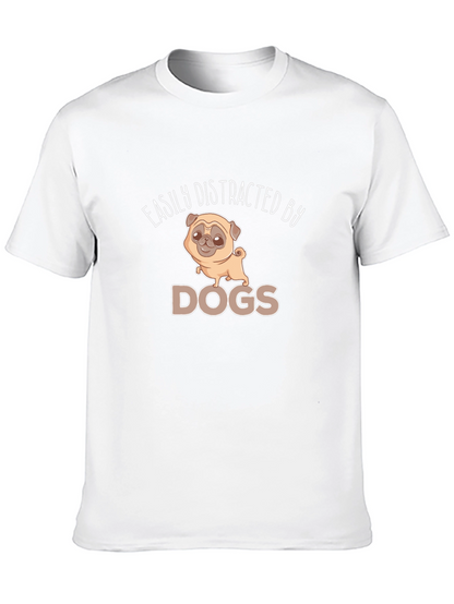 Easily Distracted By Dogs Graphic Tee