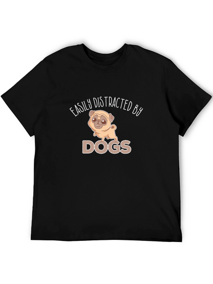 Easily Distracted By Dogs Graphic Tee