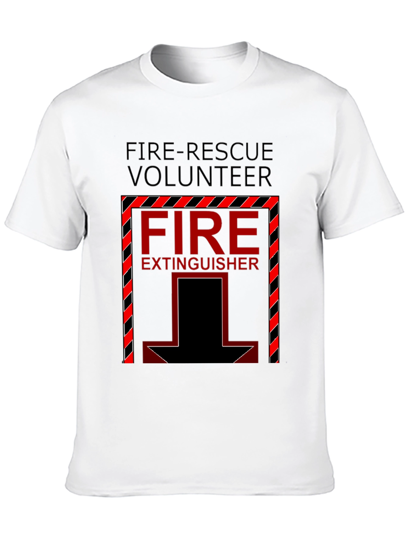 Fire-Rescue Volunteer Fire Extinguisher T-Shirt