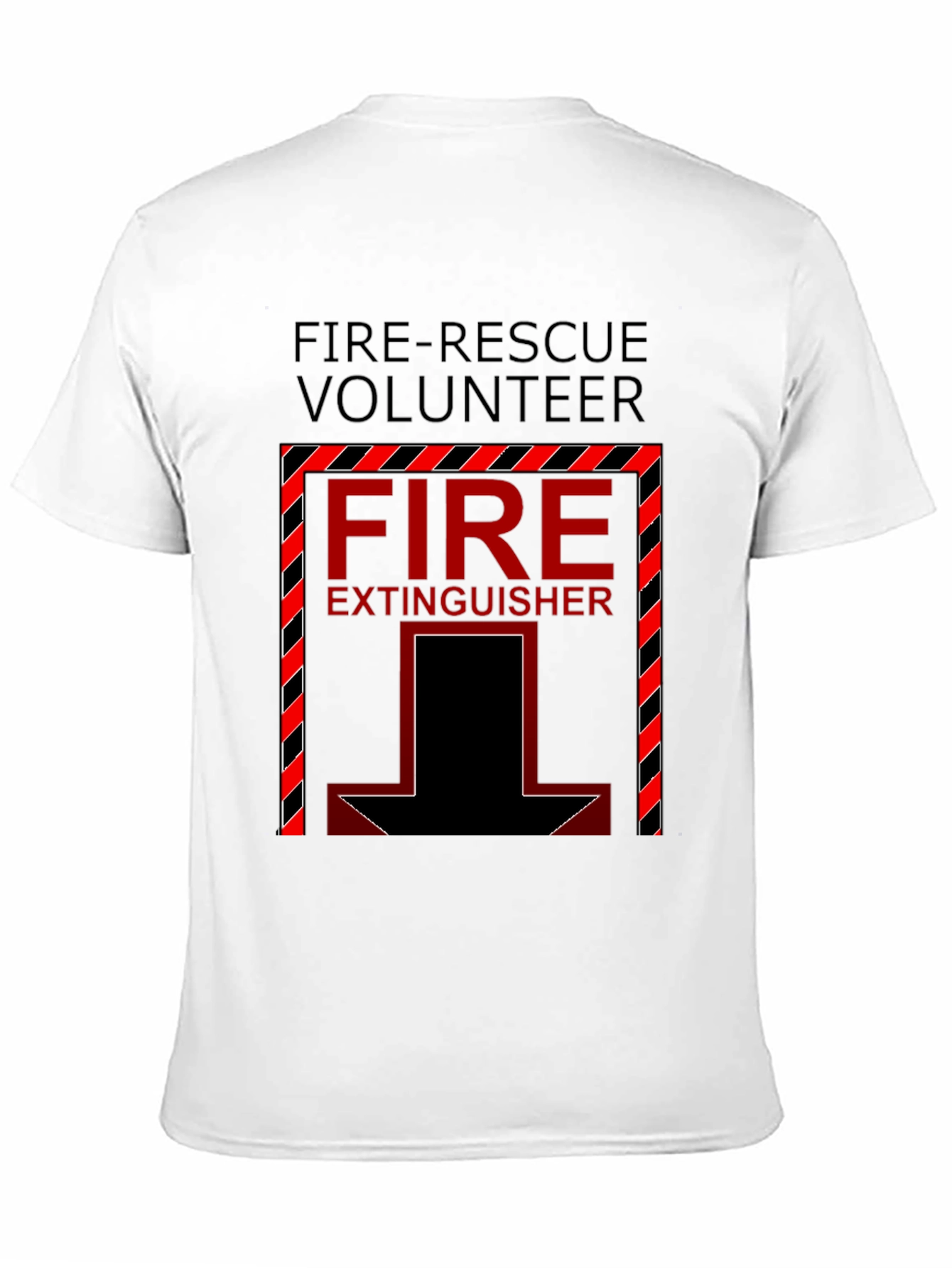 Fire-Rescue Volunteer Fire Extinguisher T-Shirt