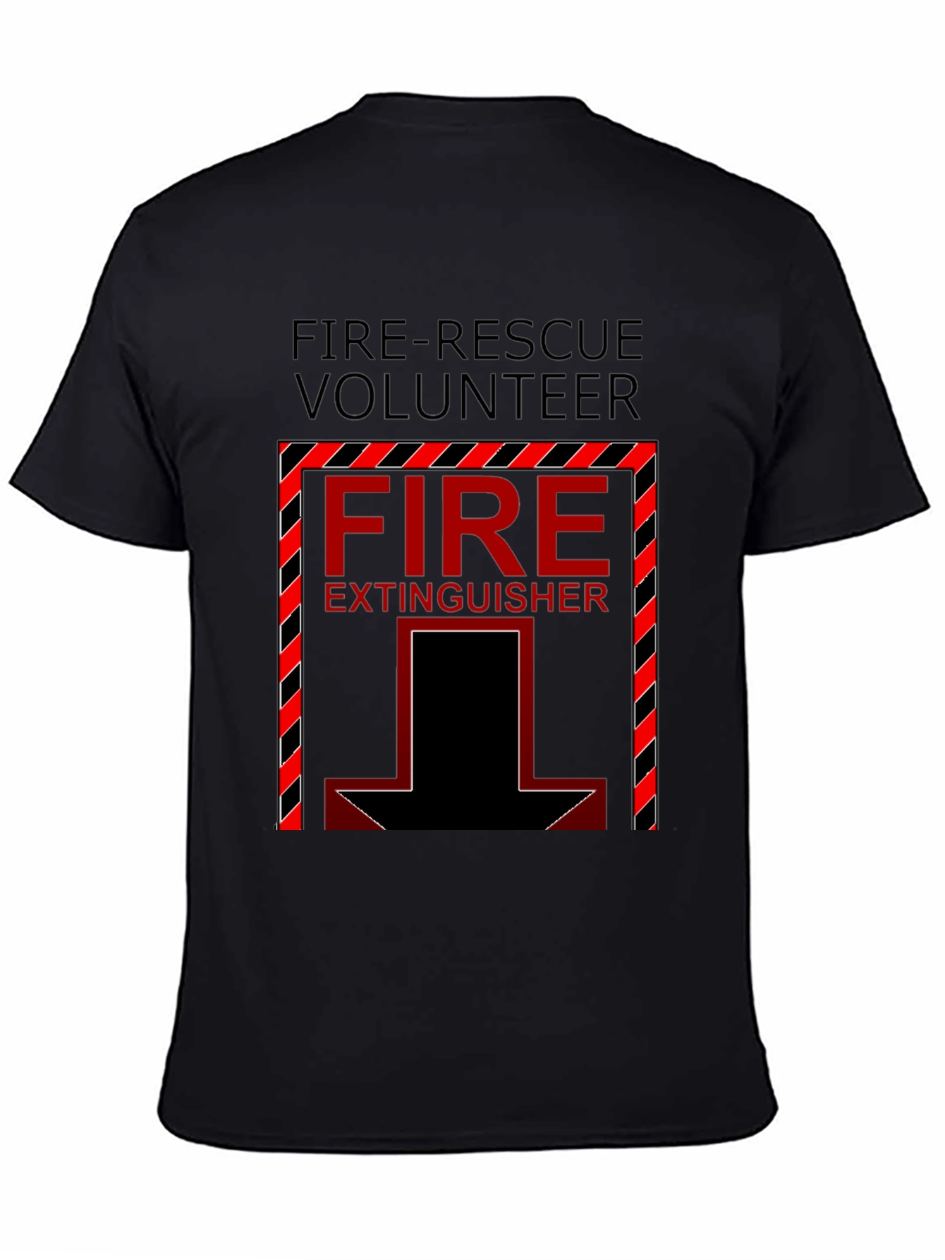 Fire-Rescue Volunteer Fire Extinguisher T-Shirt