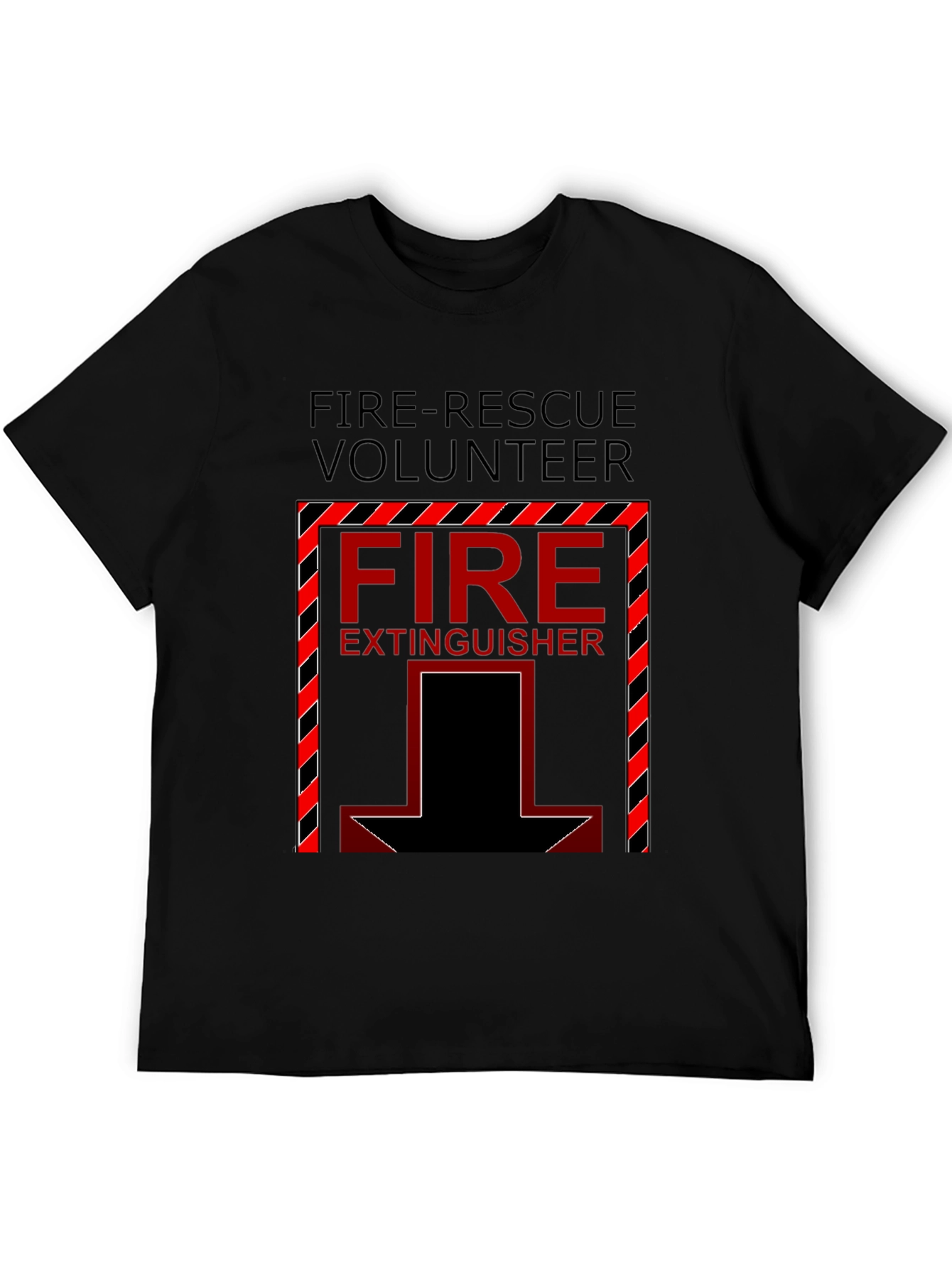 Fire-Rescue Volunteer Fire Extinguisher T-Shirt