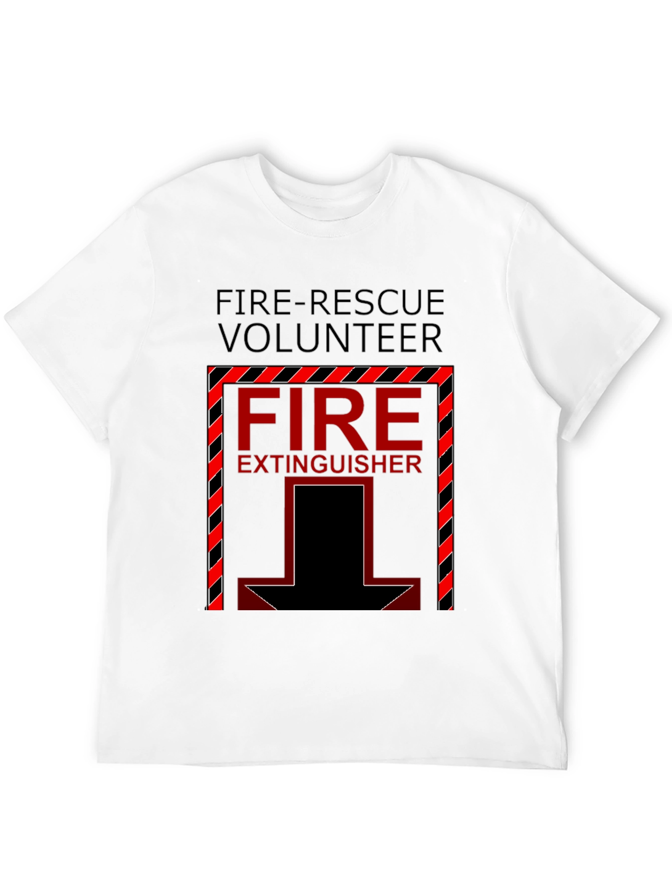 Fire-Rescue Volunteer Fire Extinguisher T-Shirt