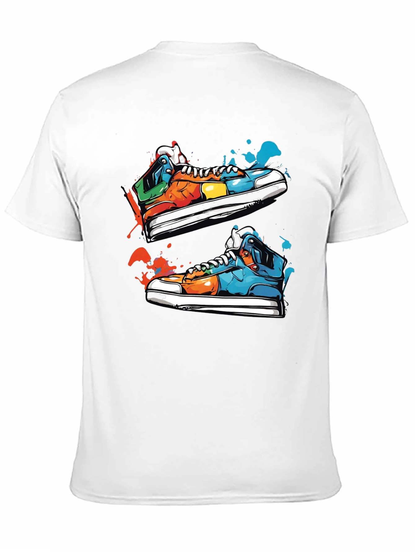Sneaker Art Black T-Shirt