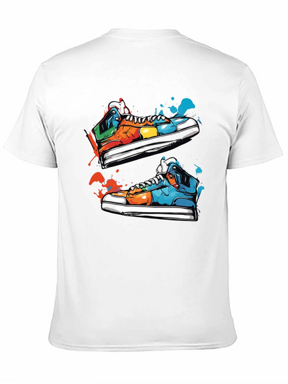 Sneaker Art Black T-Shirt
