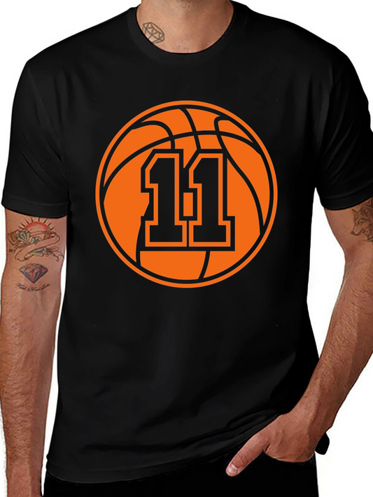 Basketball Number 11 Graphic Tee