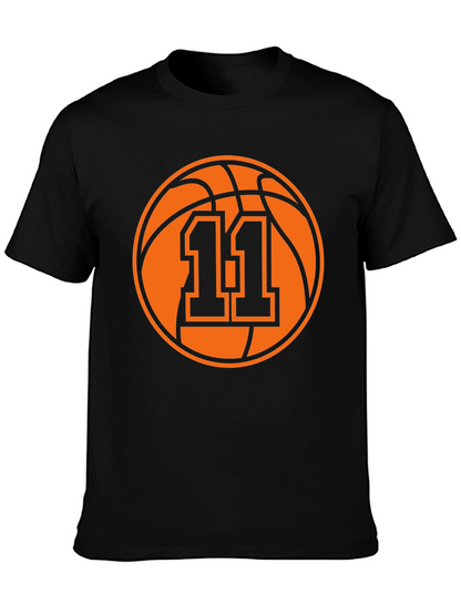 Basketball Number 11 Graphic Tee
