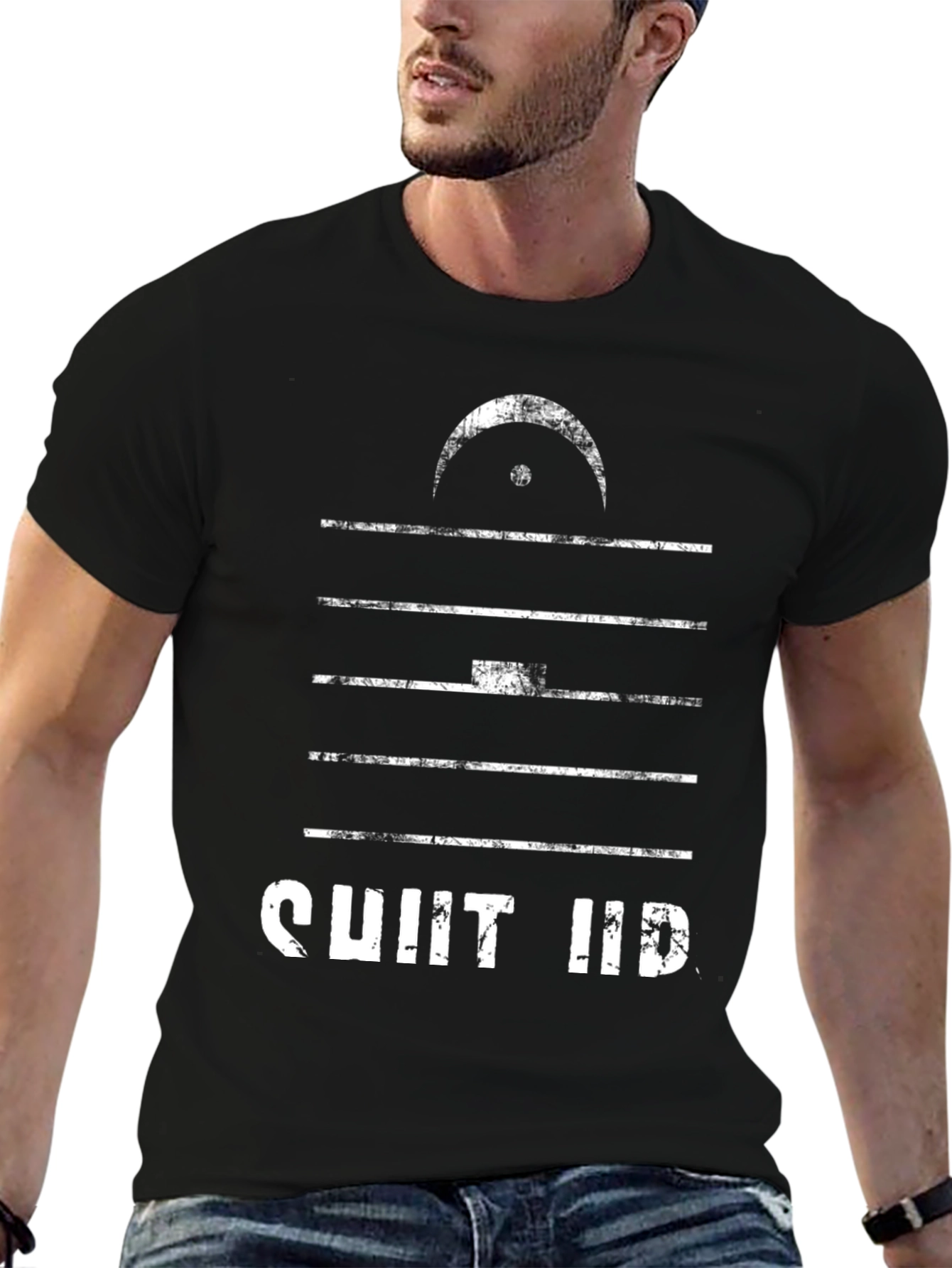 Shut Up T-Shirt - Music Notation Design