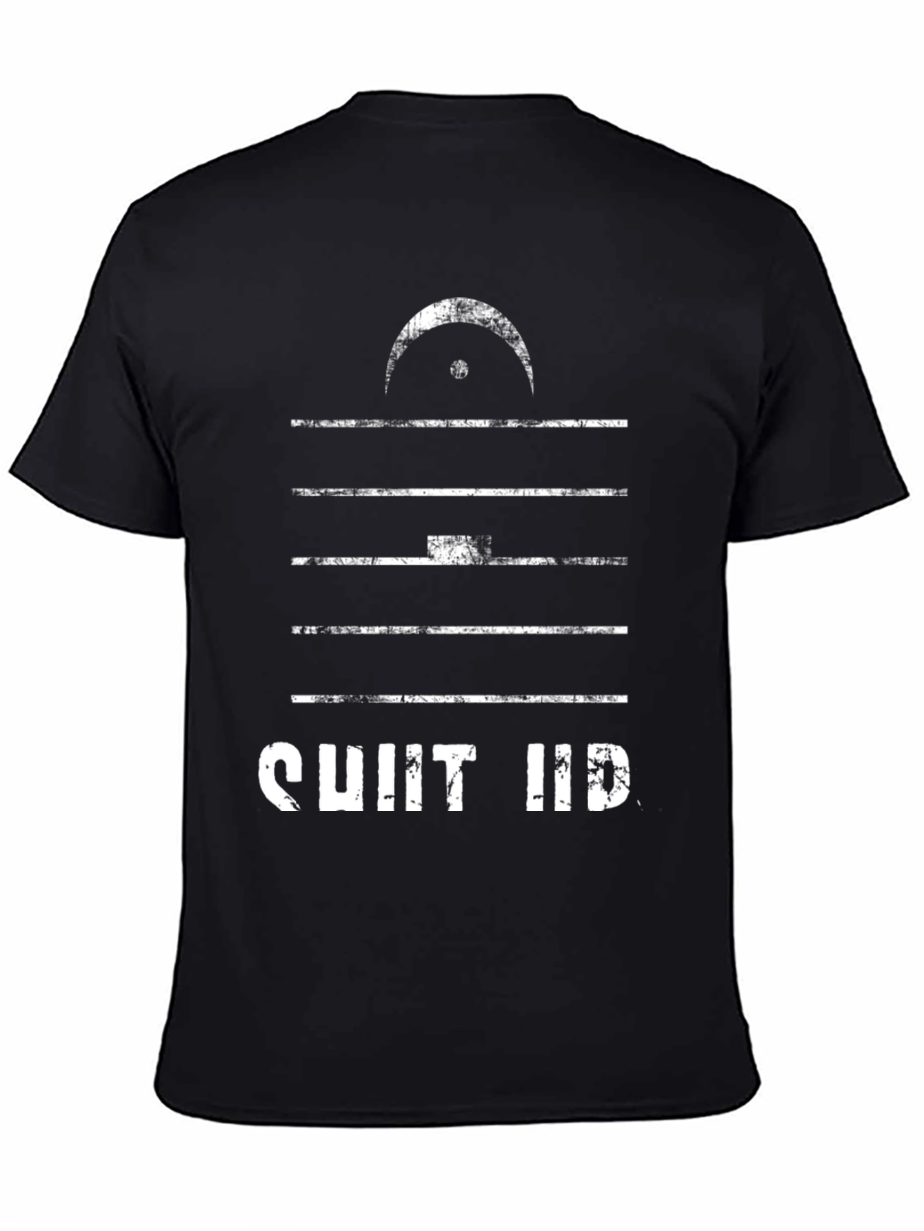 Shut Up T-Shirt - Music Notation Design