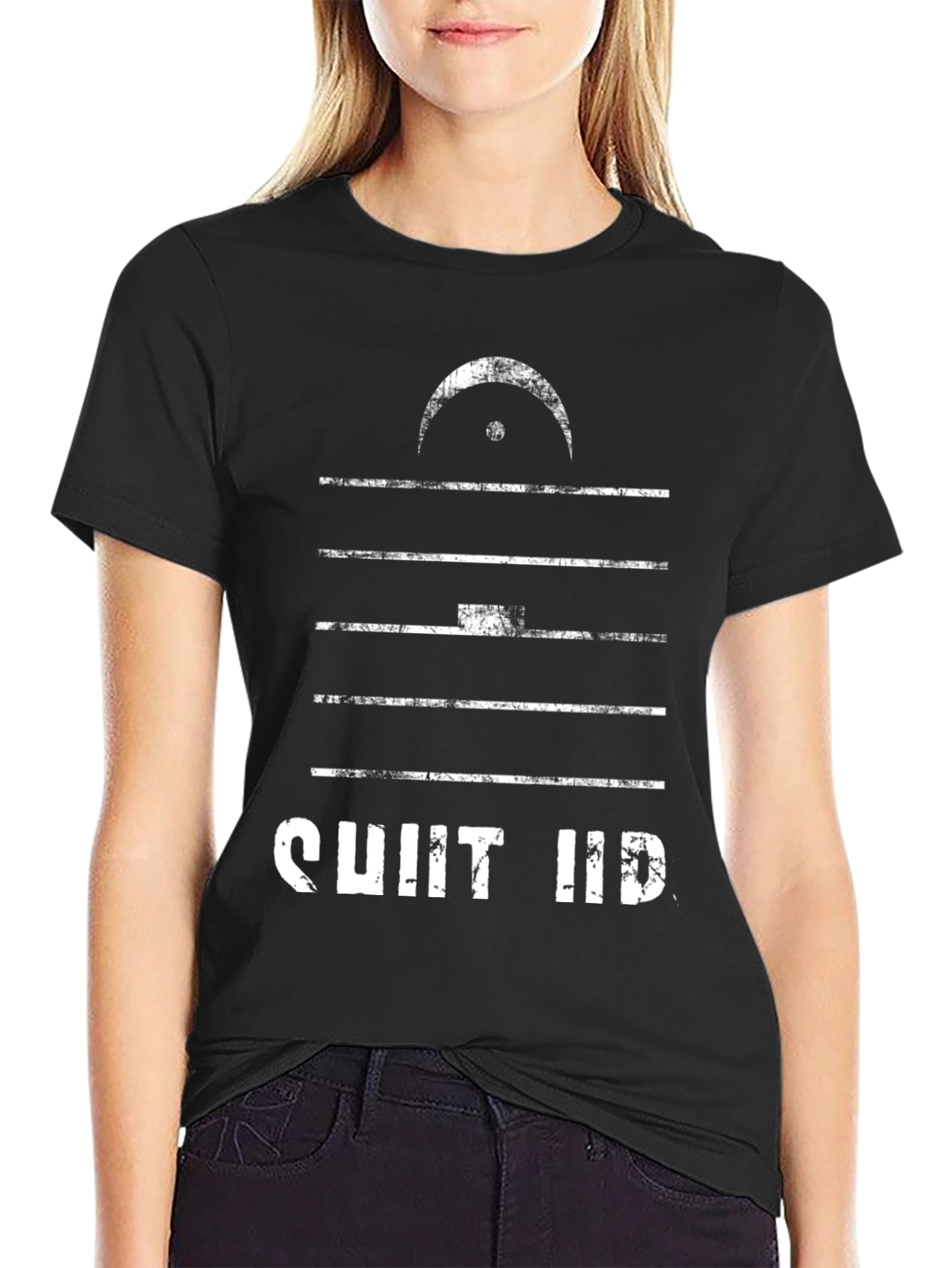 Shut Up T-Shirt - Music Notation Design