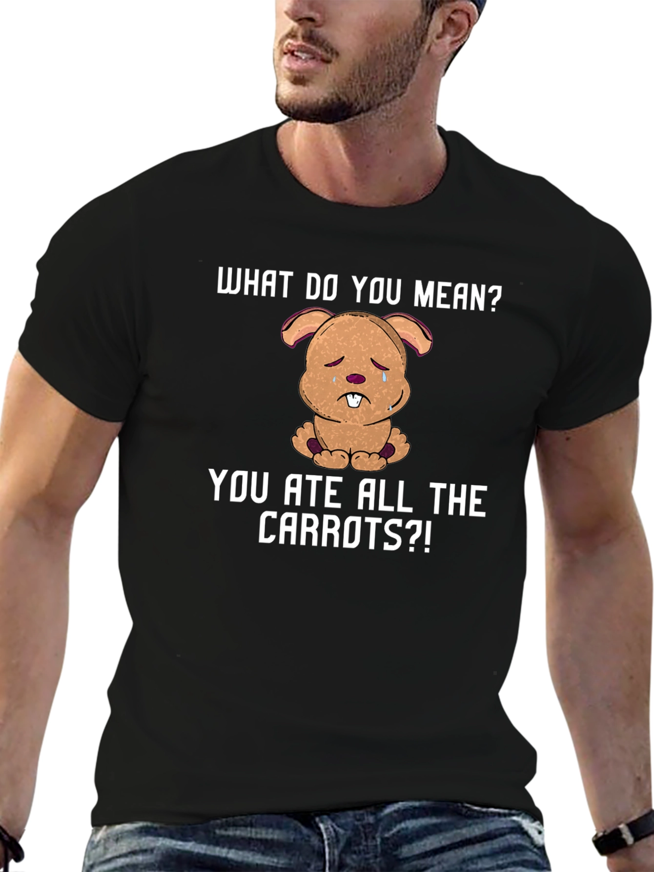 Sad Bunny Carrots T-Shirt