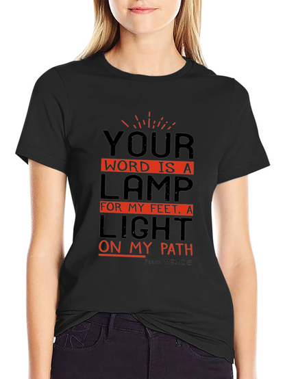Your Word is a Lamp Christian T-Shirt