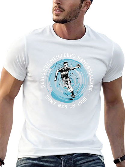 Handball Player Graphic T-Shirt