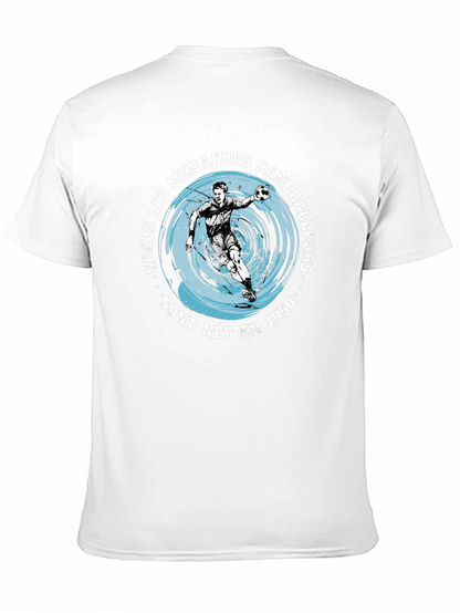 Handball Player Graphic T-Shirt