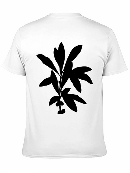 Botanical Silhouette Black T-Shirt