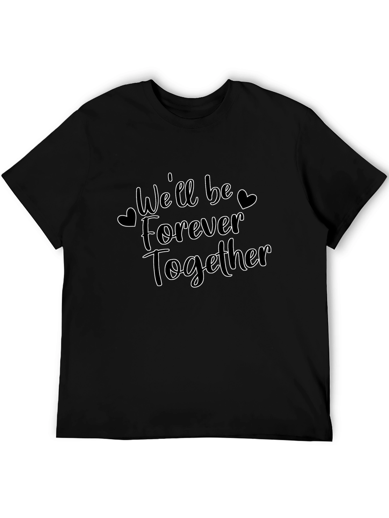 Forever Together Graphic Tee - Black