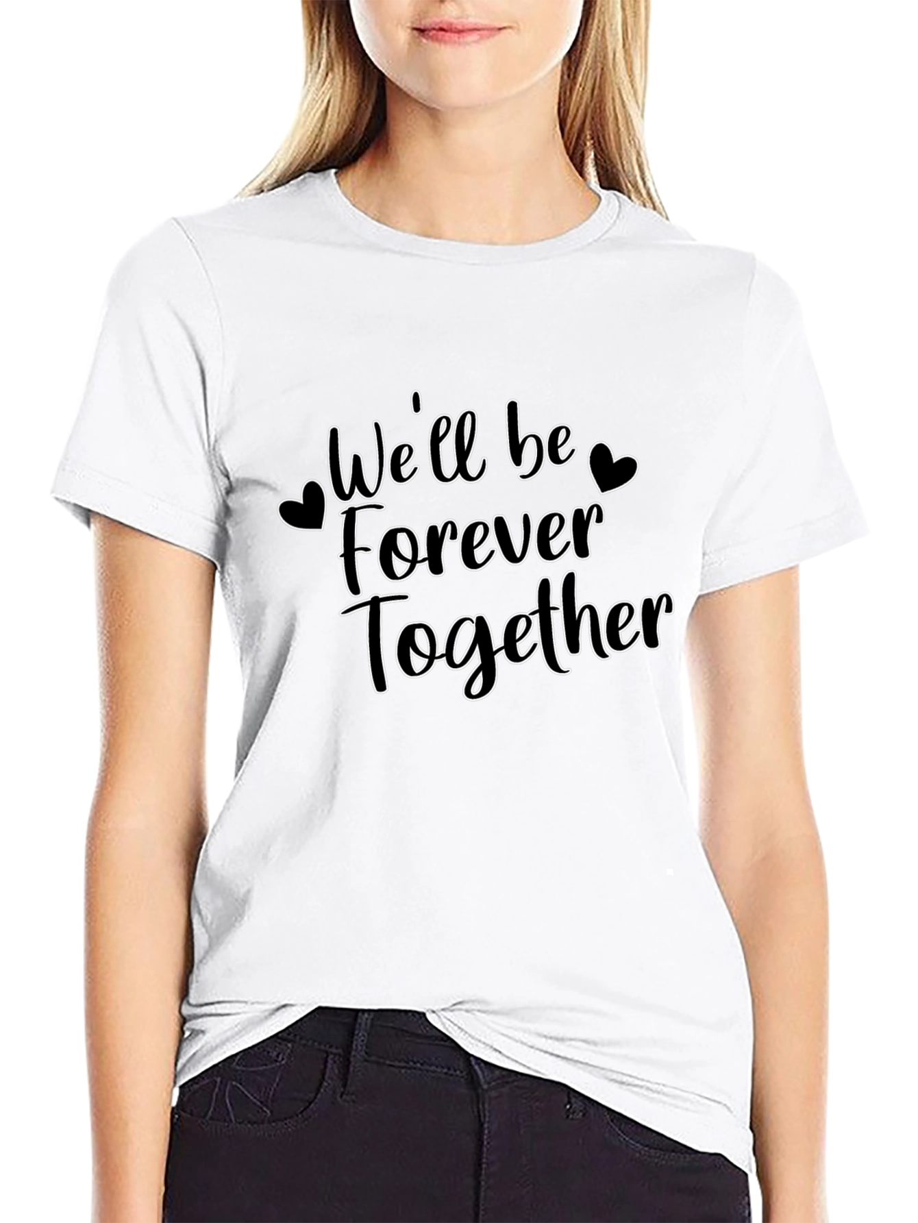 Forever Together Graphic Tee - Black