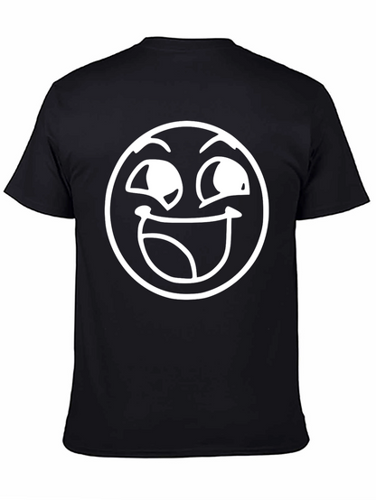 Funny Face Graphic Tee - Black