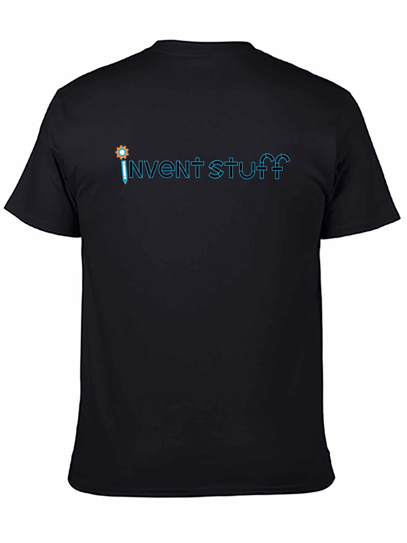 Invent Stuff Graphic T-Shirt - Creative Black Tee