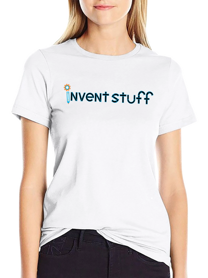 Invent Stuff Graphic T-Shirt - Creative Black Tee