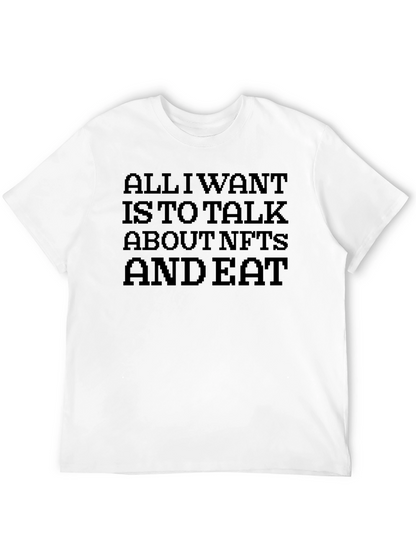 NFT Enthusiast Graphic Tee - Eat Sleep NFTs