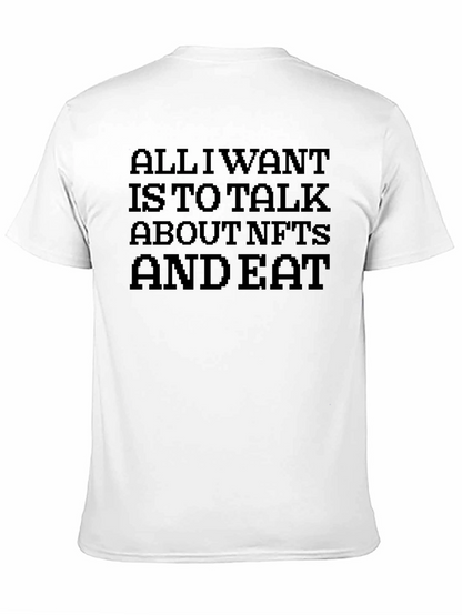 NFT Enthusiast Graphic Tee - Eat Sleep NFTs