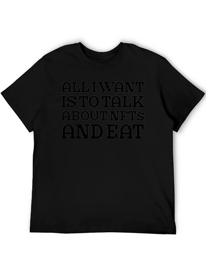 NFT Enthusiast Graphic Tee - Eat Sleep NFTs