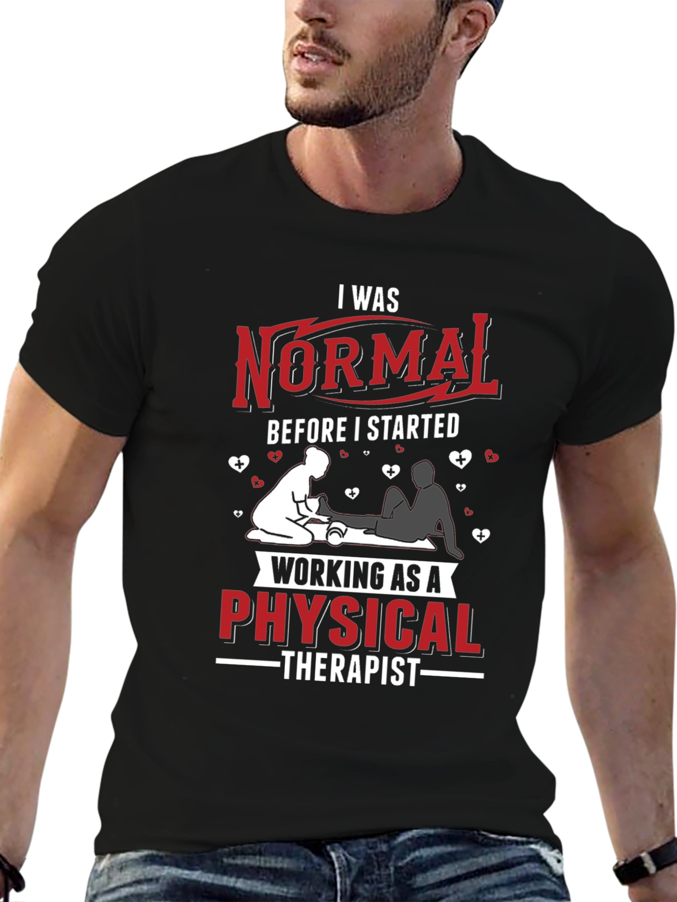 Physical Therapist Novelty Graphic T-Shirt