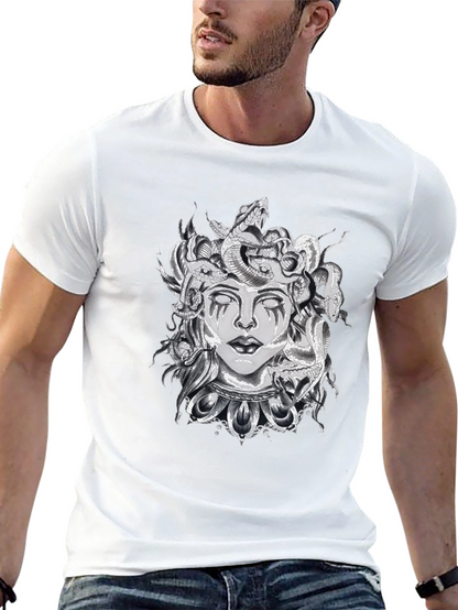 Medusa Graphic Black T-Shirt