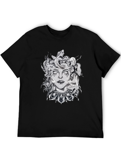 Medusa Graphic Black T-Shirt