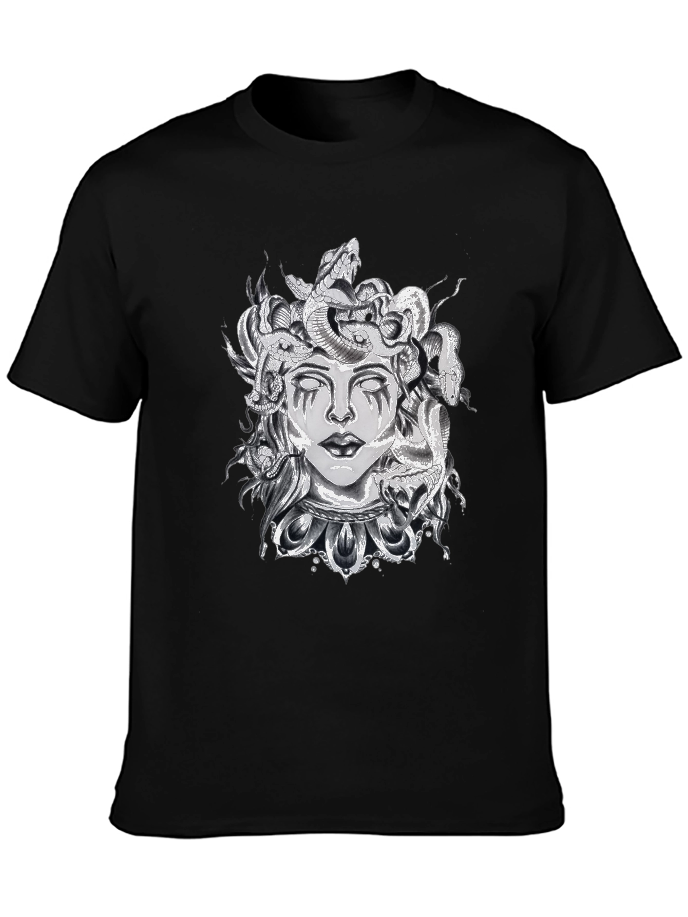 Medusa Graphic Black T-Shirt