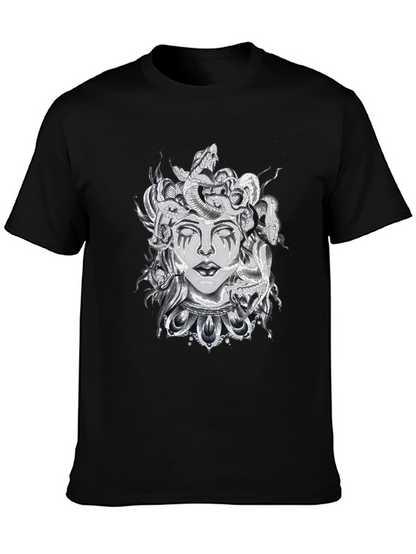 Medusa Graphic Black T-Shirt